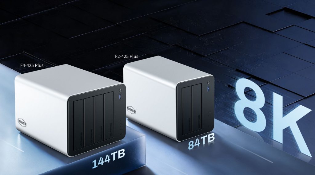 TerraMaster Launches F2 425 Plus and F4 425 Plus: 3+2Bay and 3+4Bay, Dual 5GbE, Hybrid NAS Devices