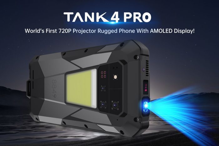 8849 Unveils TANK 4 PRO — The First Rugged Smartphone with HD Projector and AMOLED Screen.