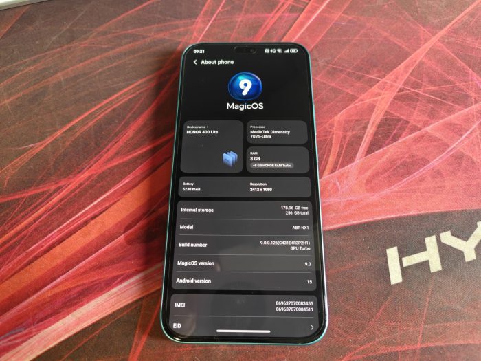 Honor 400 Lite   Unboxing