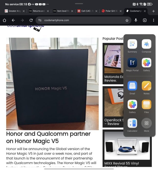 Honor Magic V5   Review